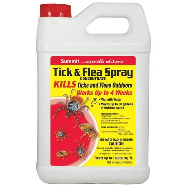 1/2 Gallon Concentrate Tick and Flea Spray with Natural Scent