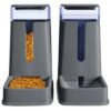 1 Gallon Automatic Cat and Dog Water Dispenser and Feeder Set for Small to Large Pets