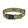 1 Inch Wide Dog Collar with I Am Groot Baby Groot Face Pattern and Comfortable Fit