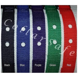 1-Wide Basic Webbing Red Replacement Collar Fits PetSafe PIF-275 and Similar Modules