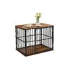 1" x 5" x 2" Dog Crate Furniture with Modern End Table Design