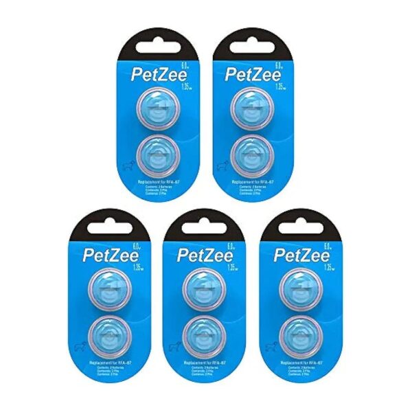 10 Pcs RFA-67 Pet Dog Collar Replacement Batteries for Training and Safety