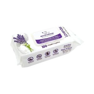 100-Count Pack of Pet Grooming Wipes for Cats and Dogs, 8' x 9