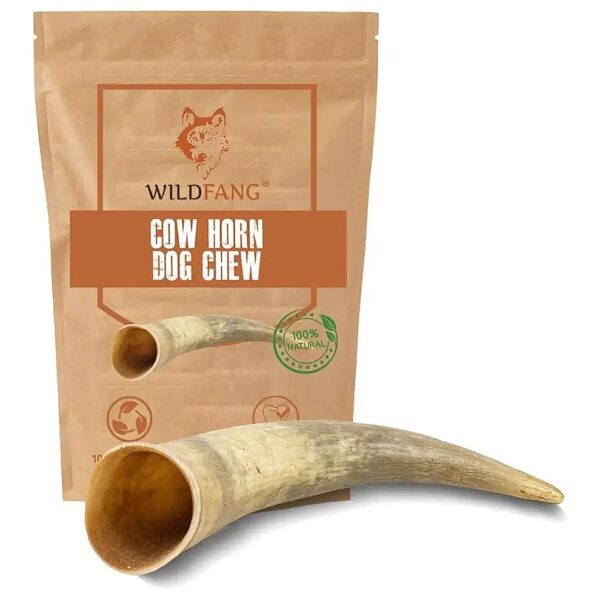 100% Natural Cattle Horn Chewing Toy for Dog Dental Care and Training