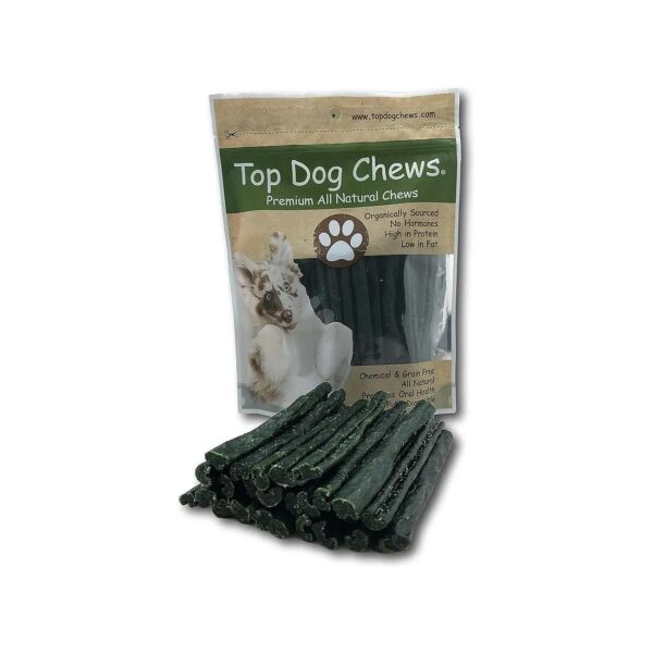 100% Natural Turkey Tendon Dog Treats for Stress Relief and Dental Care - Made in the USA