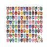 100 Pcs Bulk Dog Bandanas with Plaid Patterns and Captions for Pet Groomers and Owners