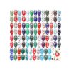 100 Pcs Christmas Dog Bandanas for Snowman Santa Pups with Adjustable Size