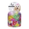 100-Piece Canister of Glittering Feather Bows for Dogs