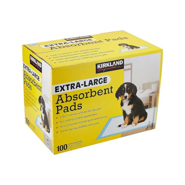 100-Piece Set of Extra-Large Absorbent Pads for Large Dogs