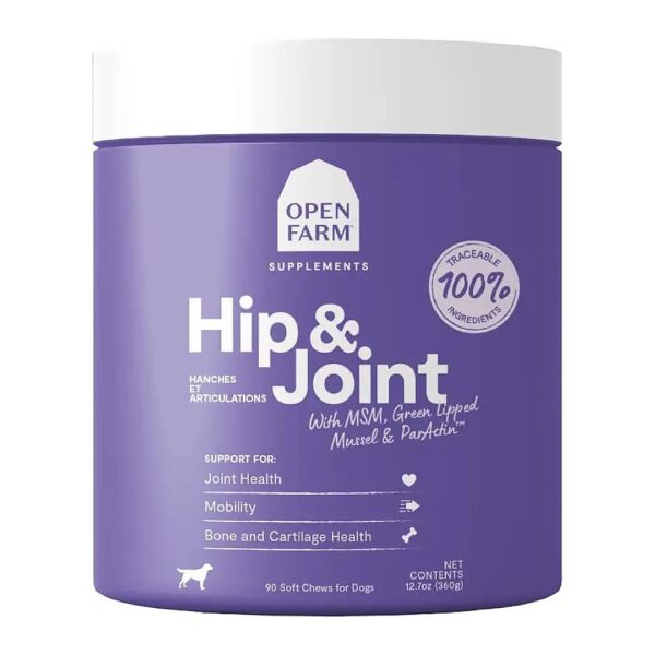 100% Traceable Dog Vitamins for Hip and Joint Relief