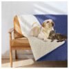 100% Waterproof Non-Stick Dog Bed Cover Sofa Cover for Pet Navy 6882in