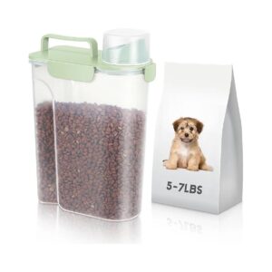 10Lbs Airtight Pet Food Storage Container with Handles for Easy Carrying and Storage