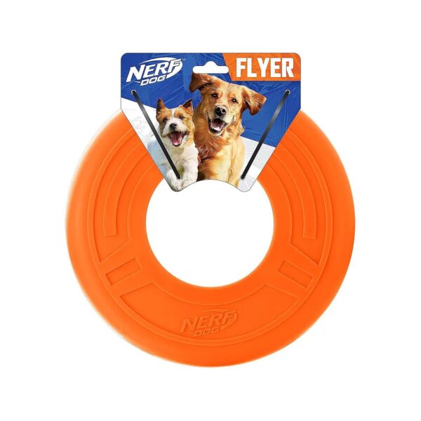 10in Orange Dog Flyer for Building Workout for Your Dog