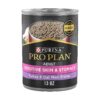 12 Cans of Turkey and Oat Meal Wet Food for Adult Dogs with Sensitive Stomach