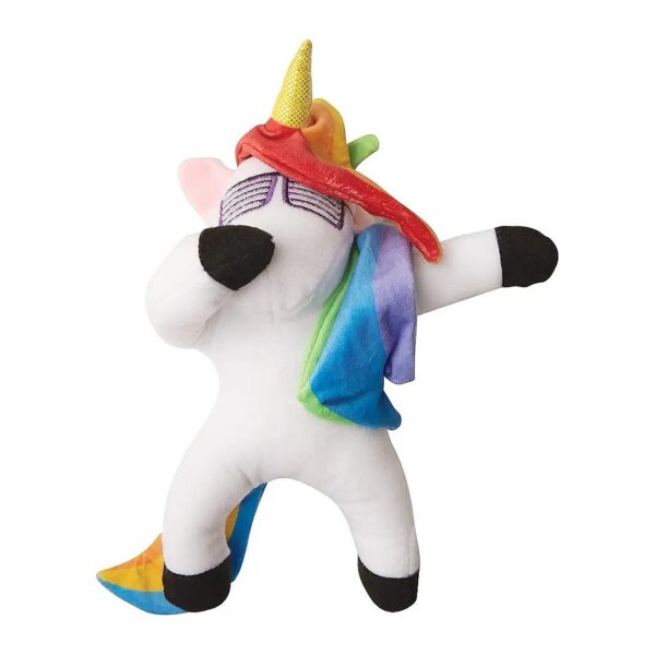 12-Inch Plush Unicorn Stuffed Animal for Dogs, Non-Toxic Materials, Lightweight