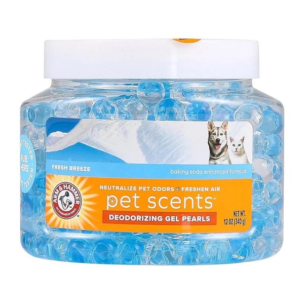 12 Oz Pet Odor Neutralizing Gel Beads with Natural Baking Soda