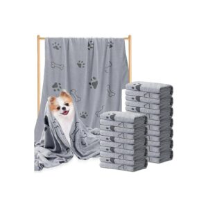 12-Pack, 28 x 55 Inch, for Comfortable Pet Grooming and Drying