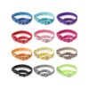 12 Pack Medium Size Reflective Nylon Dog Collars