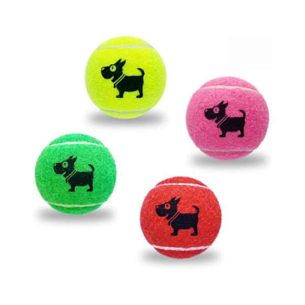 12 Pack Tennis Balls for Dogs Medium Small Breeds Training