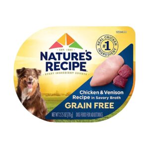 12 Packs of 75 Ounce Cups of Grain Free Adult Dog Food