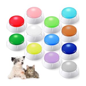 12 Piece Dog Talking Button Kit for Voice Recording and Speech Training