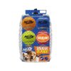 12-Piece Dog Toy Gift Set with 5in Squeak Tennis Balls and Nerf Material