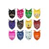 12 Pieces Durable Polyester Dog Bandanas with Different Holiday Themes for Dogs