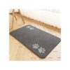 12 x 20 Dark Gray Pet Feeding Mat for Food and Water Bowls with No Stains Guaranteed