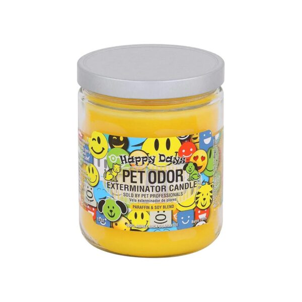 13 oz Happy Days Pet Odor Exterminator Candle for Home Use