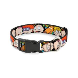 15 Inch Polyester Dog Collar with Rugrats Character Face Close-Up