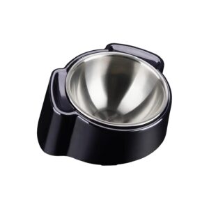 15deg Tilted Dog Food Bowl for Flat-Faced Dogs with No Spill Design and Easy Clean