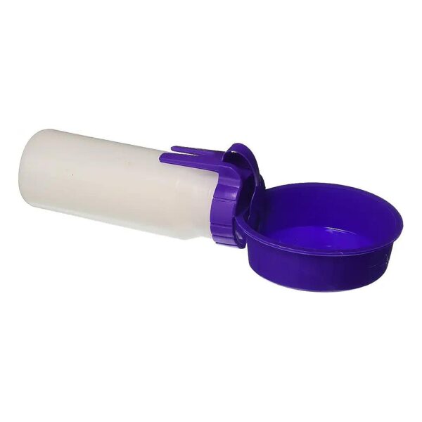 15oz Portable Water Bottle in Purple with Wide Mouth and Wasteless