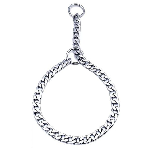 16 Inch 0mm Stainless Steel Chain Dog Collar for Training Adjustment