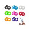 16 PCS Silicone Scissors Finger Rings for Barber Dog Hair Cutting Scissors in 8 Colors