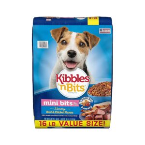 16-Pound Bag Of Savory Beef and Chicken Flavors For Small Breed Adult Dogs