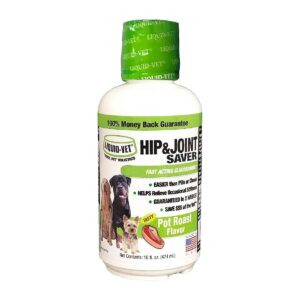 16 oz Liquid Hip and Joint Support for Dogs in Pot Roast Flavor