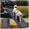 17 Wide Portable Dog Steps for Medium Large Dogs up to 100 Pounds