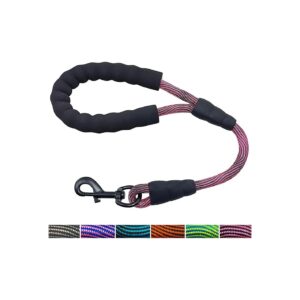 18 Inch Short Leash for Dog Training and Walking Without Pulling