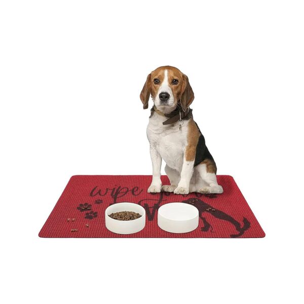 18x30 Non Slip Pet Food Mat for Pet Feeding and Drinking