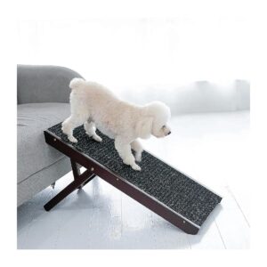 19'' Tall Adjustable Pet Ramp for Small Dogs and Cats - Home and Car Use