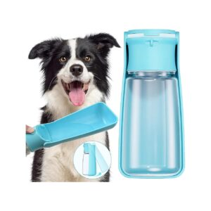 19OZ Foldable Dog Water Bottle Bowl for Easy Pet Travel