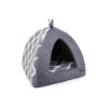 19x19x19 Pet Tent for Dogs and Cats with Faux Suede Lining