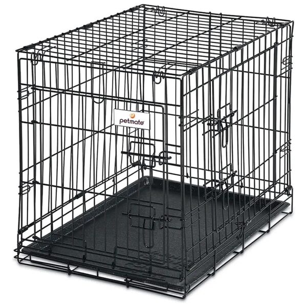 2-Door Wire Kennel for House Training with Secure Door Lock System