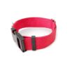 2 Inch Red Heavy Duty Nylon Dog Collar with Buckle Medium Size for Large Breeds