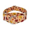 2 Inch Wide Martingale Collar in Fall Colors and Premium Hardware