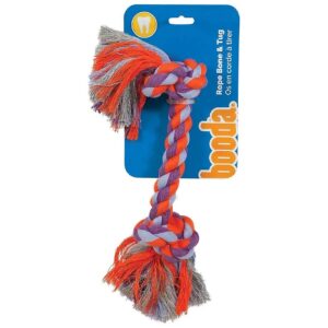 2-Knot Rope Dog Toy Assorted Sizes for Flossing Canine Gums