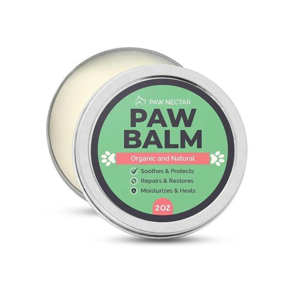 2 Oz Dog Paw Balm for Dry Cracked and Damaged Paws Repair and Protection