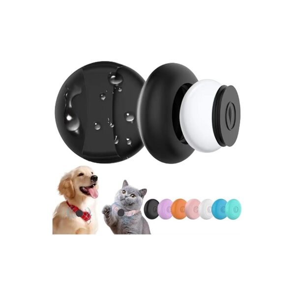 2 Pack Airtag Dog Cat Collar Protector Waterproof Silicone Cover for Pet