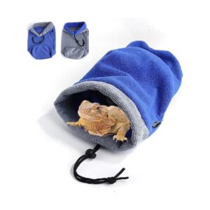 2 Pack Bearded Dragon Bath Towel Bags with Easy Cleaning and Drying Properties