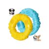 2 Pack Dog Chew Toys in Bright Colors for Chewing and Fetching Activities